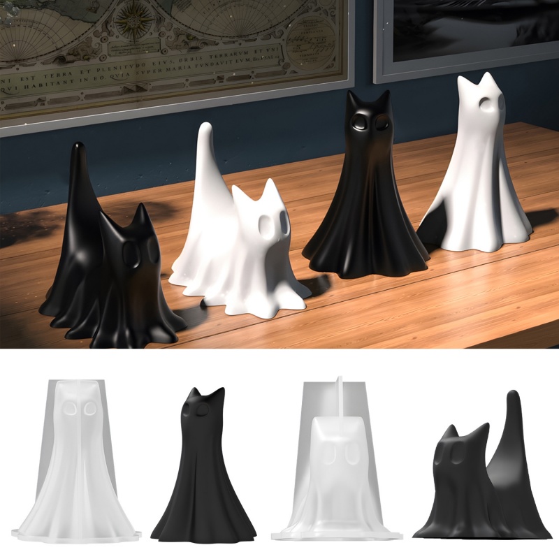 Jewelry Making Uv Resin Kit - Ghost Cat Halloween Desktop Ornament Plaster