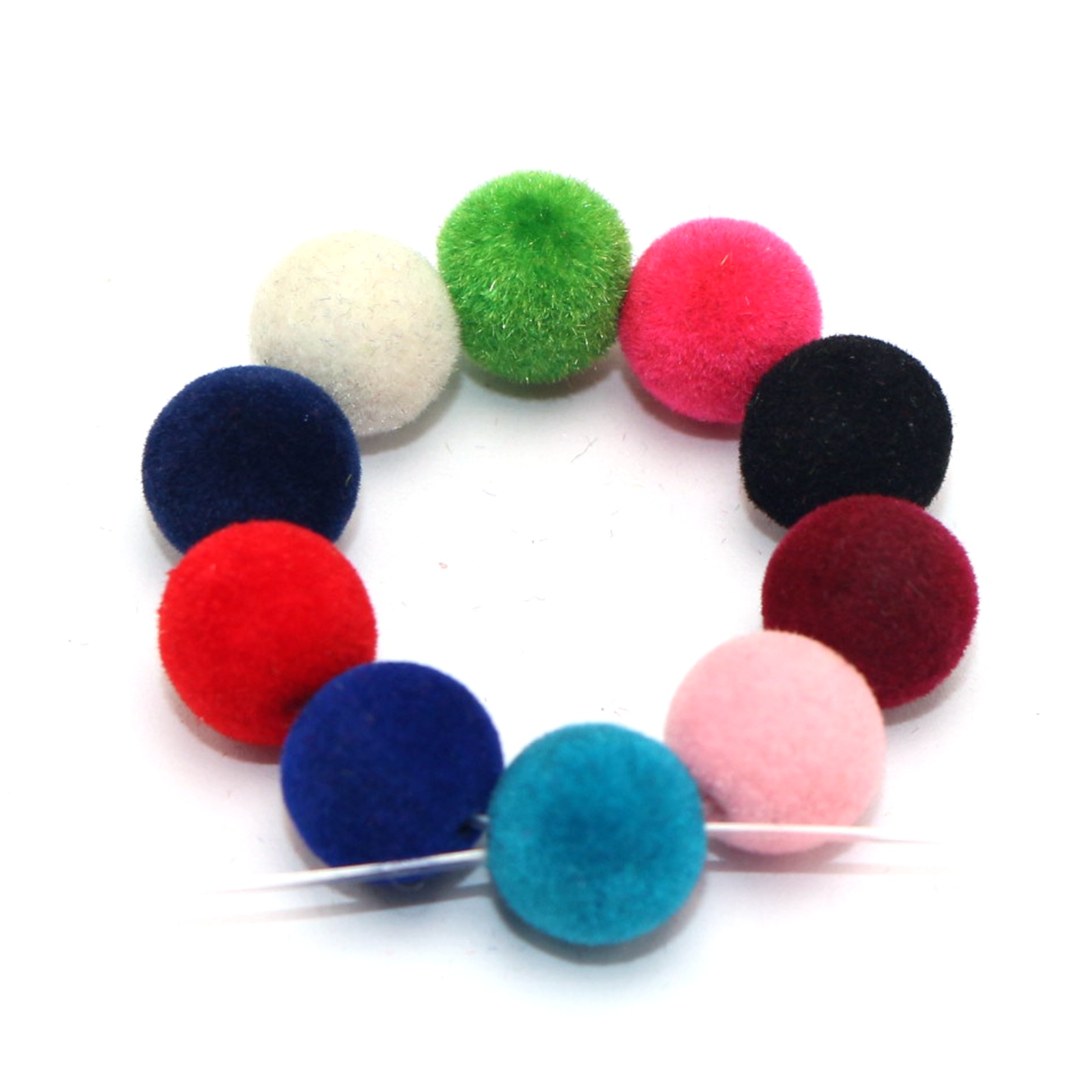 Bead Mat Velvet - 100 Chiếc Nhung Acrylic Vòng Hạt
