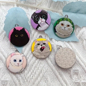 10pcs cartoon animal cat ename - đánh giá và giá Jewelry Making For Birthday Party