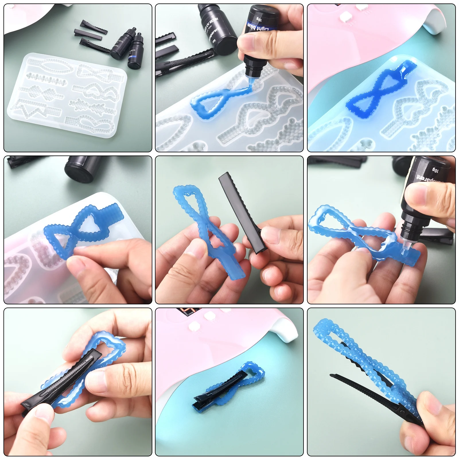 17 Colors UV Resin Glue 10ml E - đánh giá và giá Jewelry Making Uv Resin Kit
