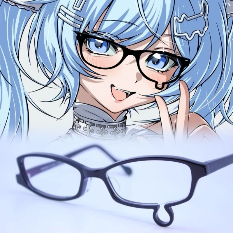 Anime Y2K Cosplay Glasses With - đánh giá và giá Jewelry Making Glasses