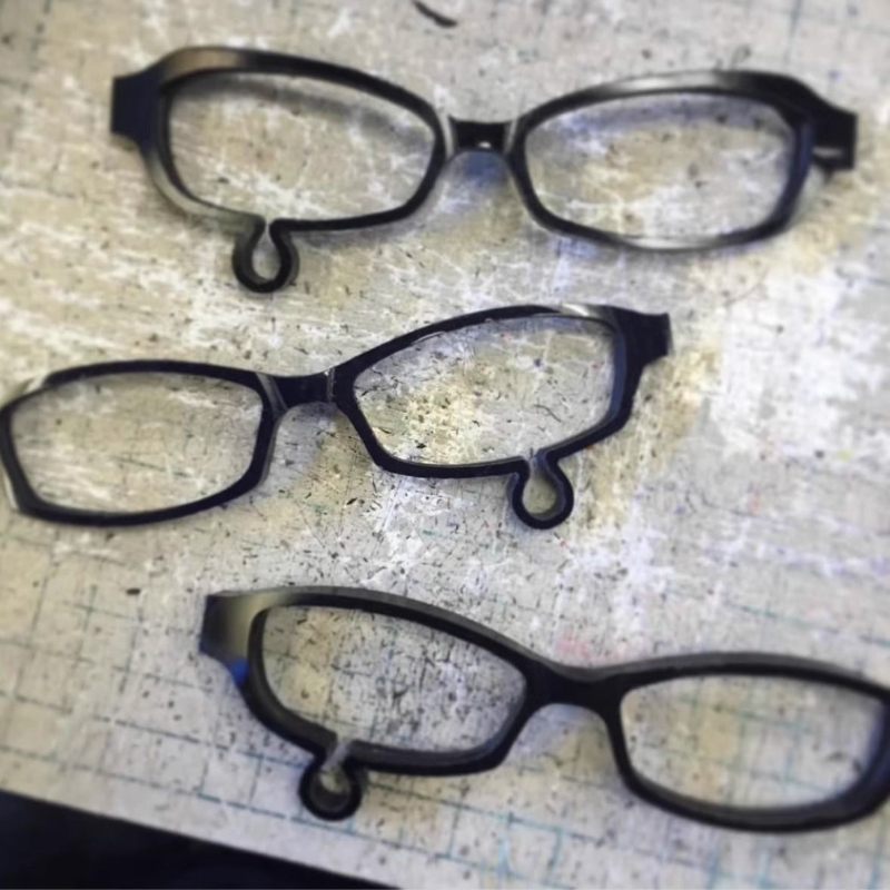 Anime Y2K Cosplay Glasses With - đánh giá và giá Jewelry Making Glasses