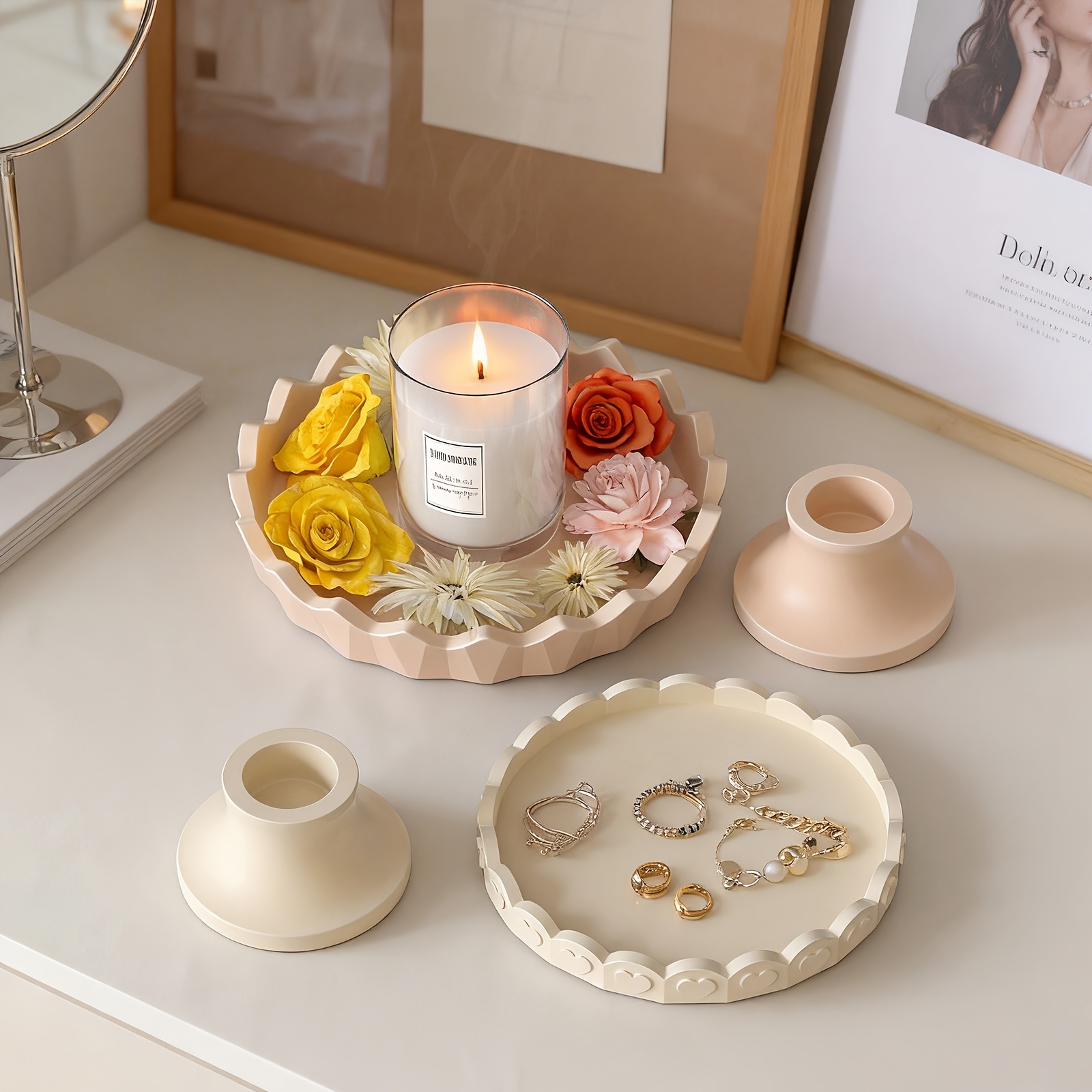 2pcs Silicone Tray Mold Set, R - đánh giá và giá Jewelry Making Uv Resin Kit