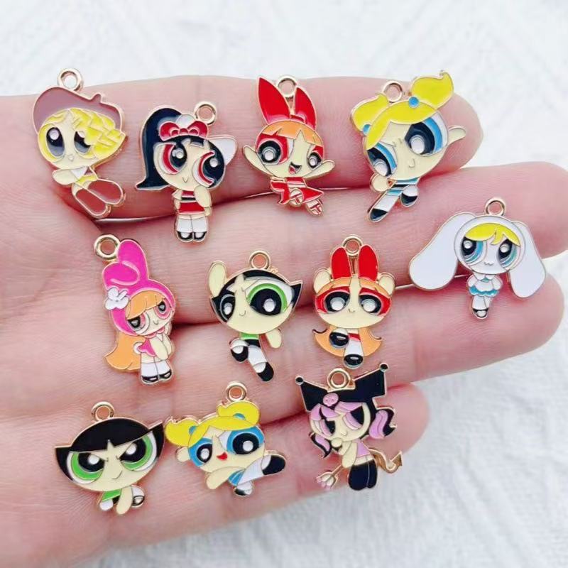 10pcs Alloy Oil-Dripping Carto - đánh giá và giá Jewelry Making For Birthday Party