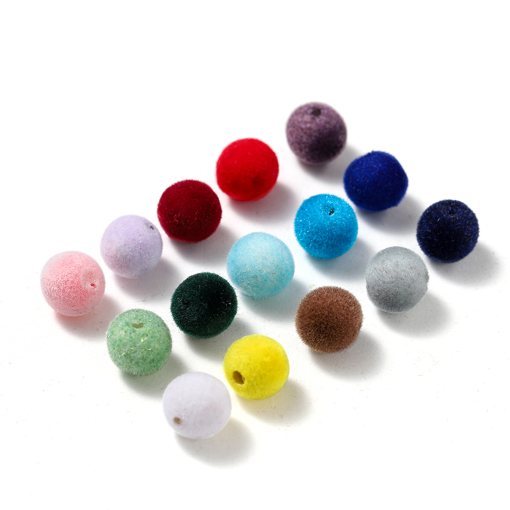 30Pcs 8/10mm Colorful Acrylic  - đánh giá và giá Bead Mat Velvet