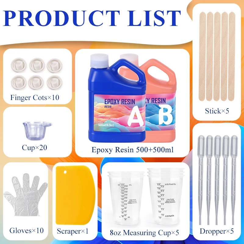 Easy Mixing Epoxy Resin Kit Cr - đánh giá và giá Jewelry Making Uv Resin Kit