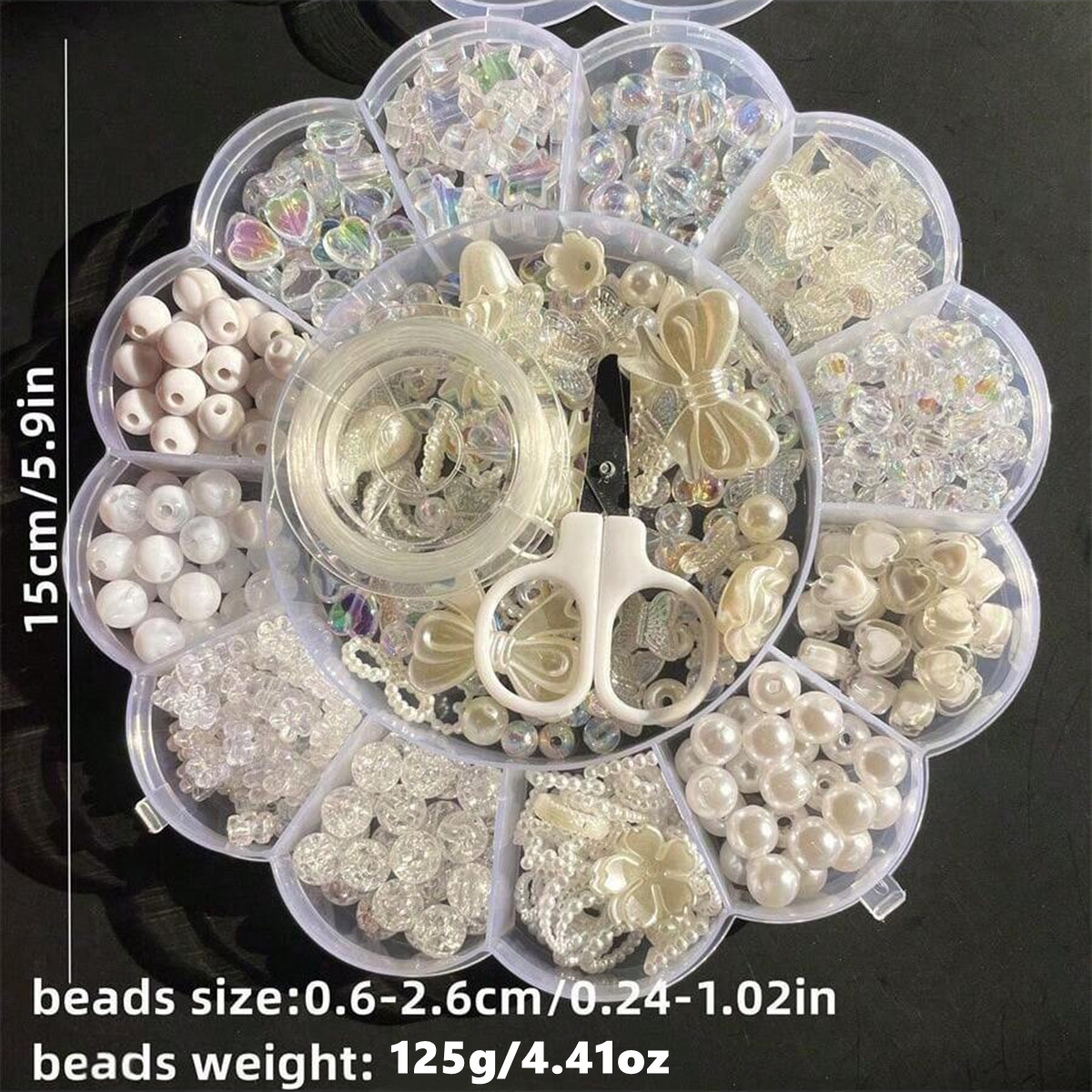 2Set/1Set 13 Grids Acrylic Flo - đánh giá và giá Jewelry Making For Birthday Party