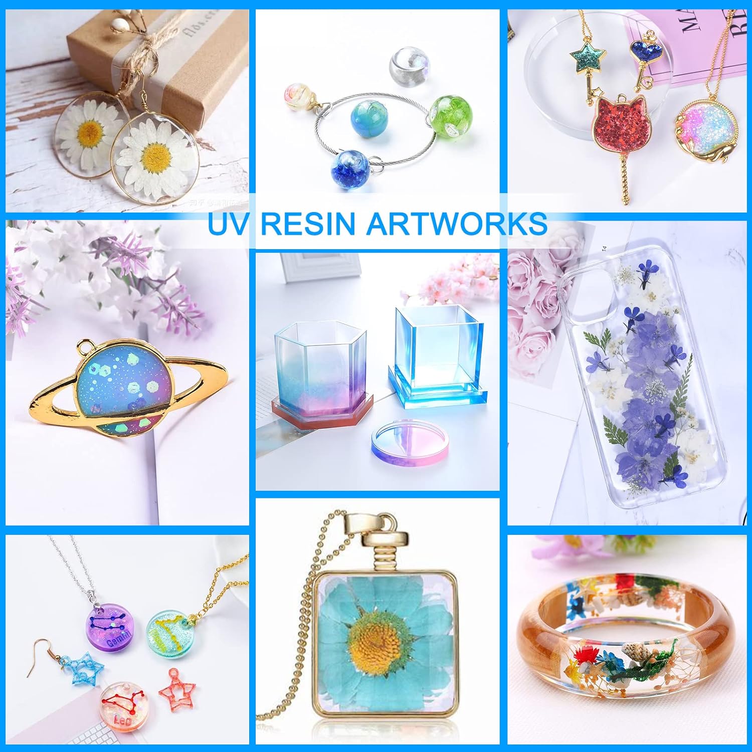 250g/500g UV Resin Clear Hard  - đánh giá và giá Jewelry Making Uv Resin Kit