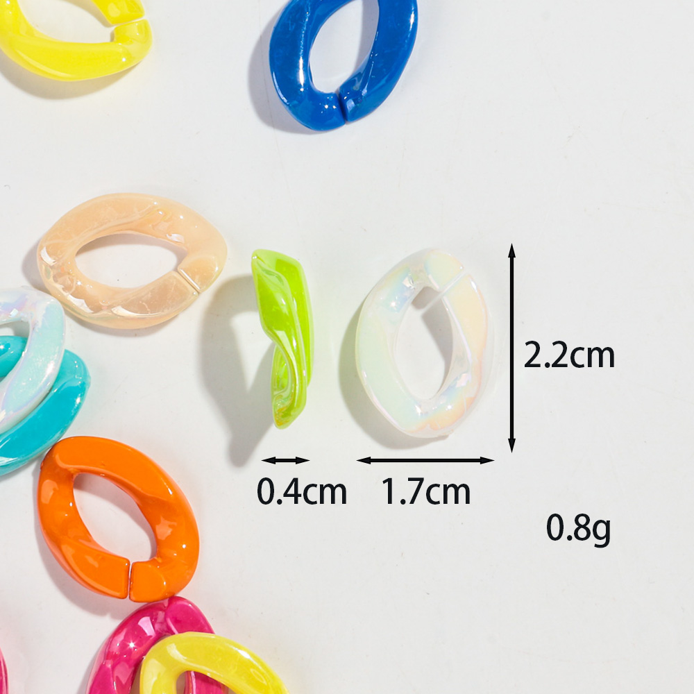 40pcs Iridescent Acrylic 17x22 - đánh giá và giá Jewelry Making Glasses