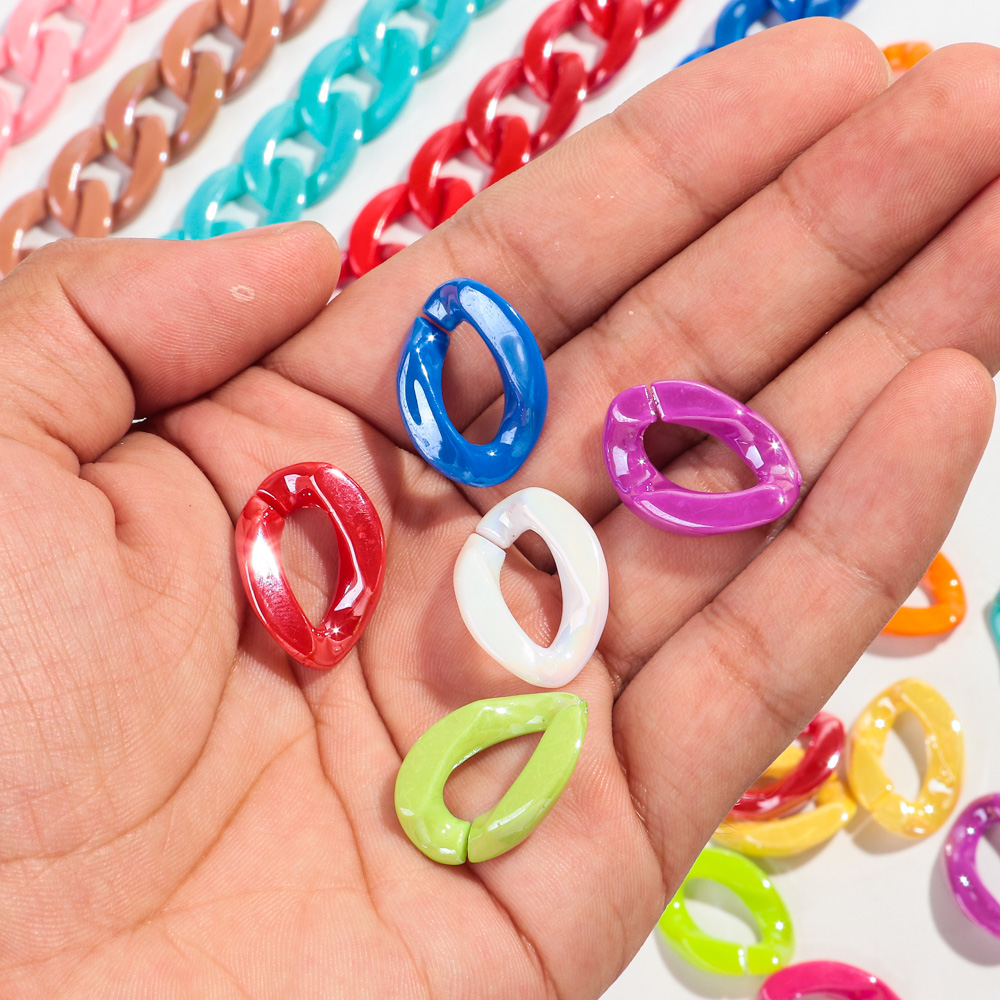 40pcs Iridescent Acrylic 17x22 - đánh giá và giá Jewelry Making Glasses