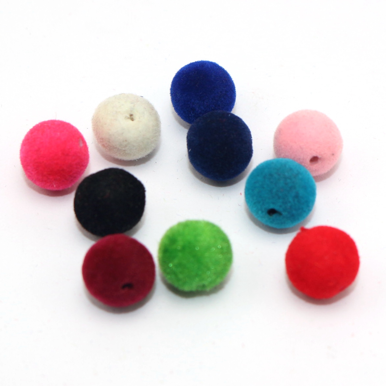 100 Chiếc Nhung Acrylic Vòng H - đánh giá và giá Bead Mat Velvet