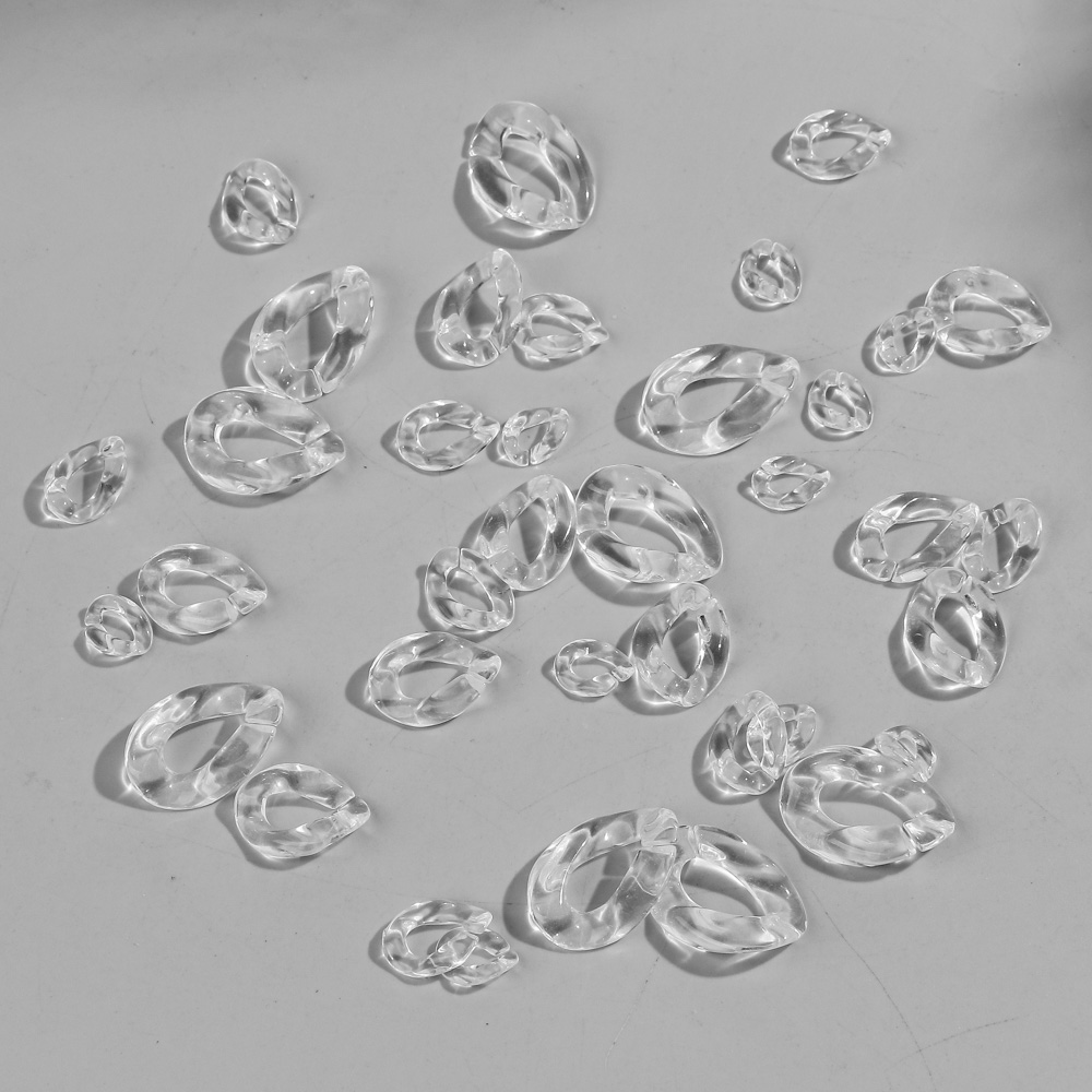 Transparent Acrylic Cuban Link - đánh giá và giá Jewelry Making Glasses