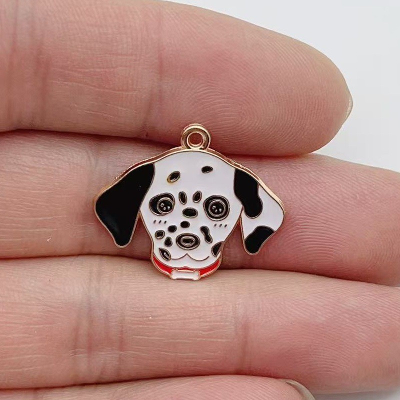 12pcs cartoon pet spotted dog  - đánh giá và giá Jewelry Making For Birthday Party