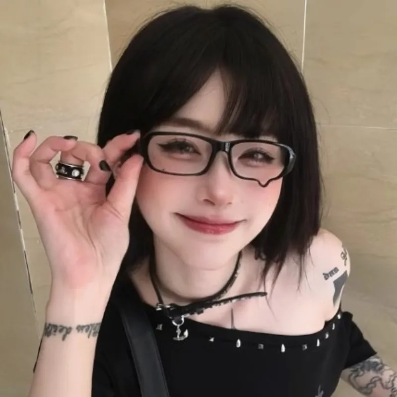 Anime Y2K Cosplay Glasses With - đánh giá và giá Jewelry Making Glasses